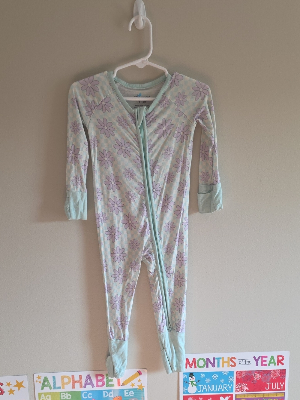 Little One Shop- Floral Checkered Sleeper